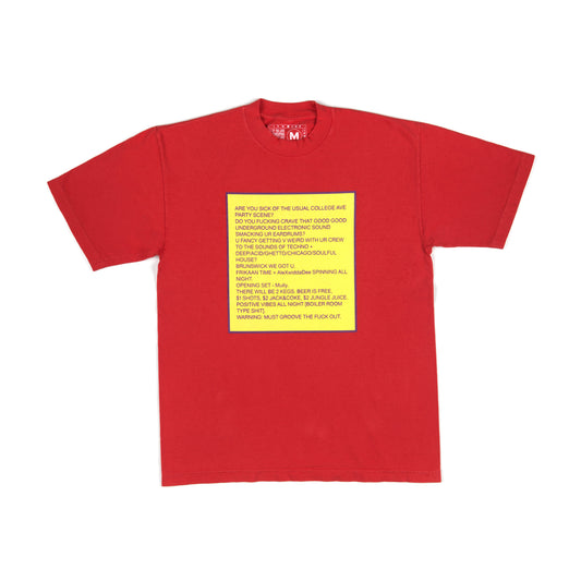 GROOVY GROOVY YR1 Invite Red Tee
